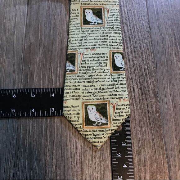 Fox & Chave University of Oxford Bodleian Library Mens Silk Tie - Picture 2 of 5